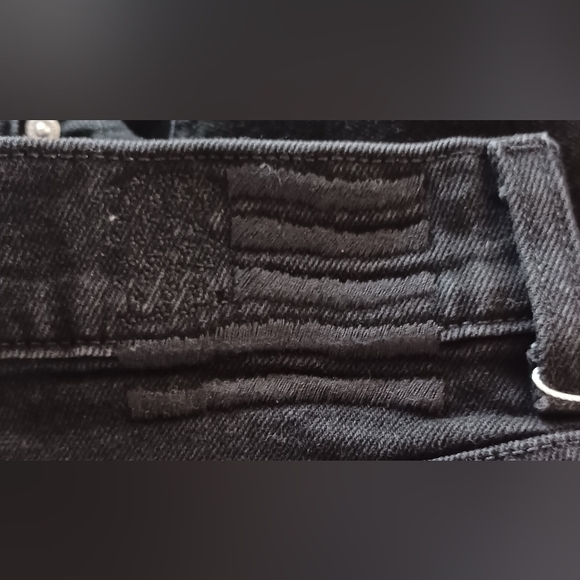 NWT REVICE Los Angeles 27 Black Rouched Days Off/Getaway Women’s Jeans Cotton - Picture 6 of 16